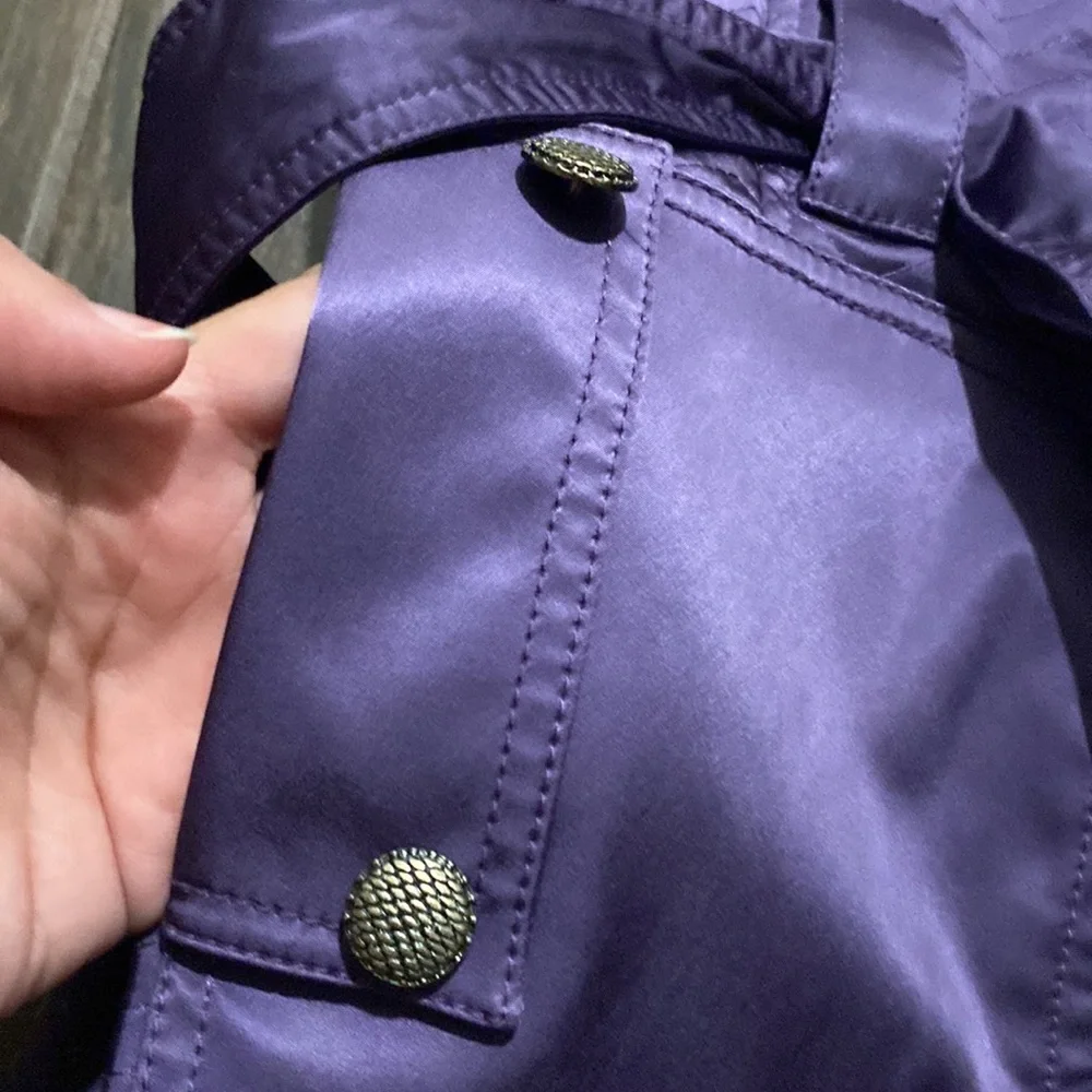 COPY - ST JOHN SPORT purple belted jacket